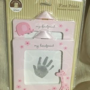 Carter's baby first footprint ~ handprint